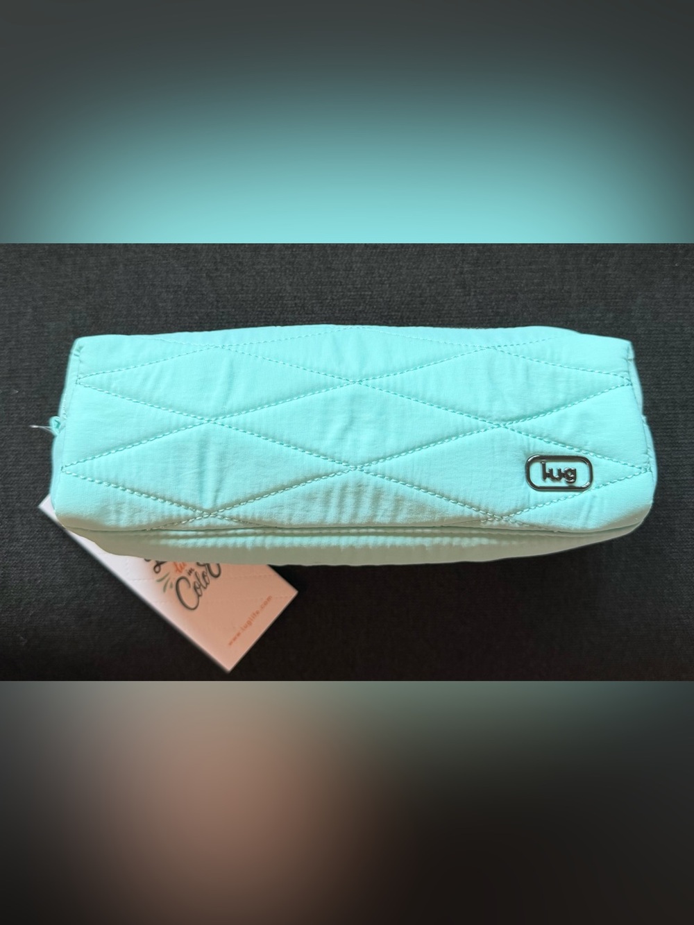 Lug Jib CloudGo Zip Pouch Bag – Aquamarine (Blue Green)
